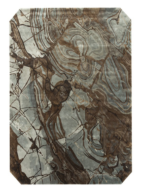 VVisionnaire MARVEL 意式轻奢大理石纹路客餐厅卧室手工定制地毯