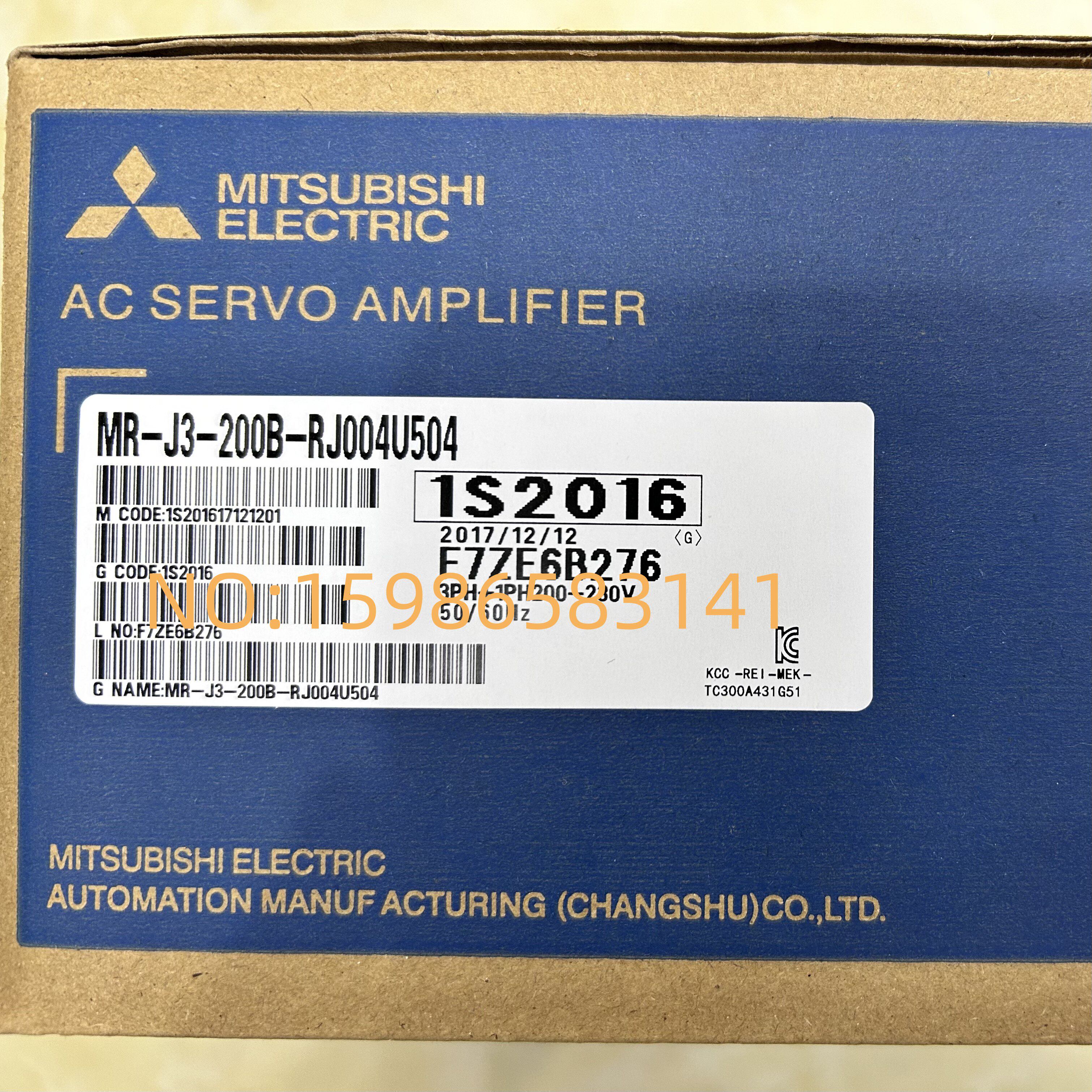 特价全新三菱伺服驱动器MR-J3-200B-RJ056包邮质保一年现货