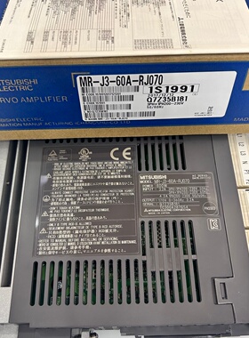 全新三菱刀塔伺服驱动器MR-J3-40A/60A/70A/100A-RJ070 质保一年