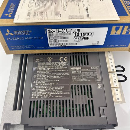 全新三菱刀塔伺服驱动器MR-J3-40A/60A/70A/100A-RJ070 质保一年