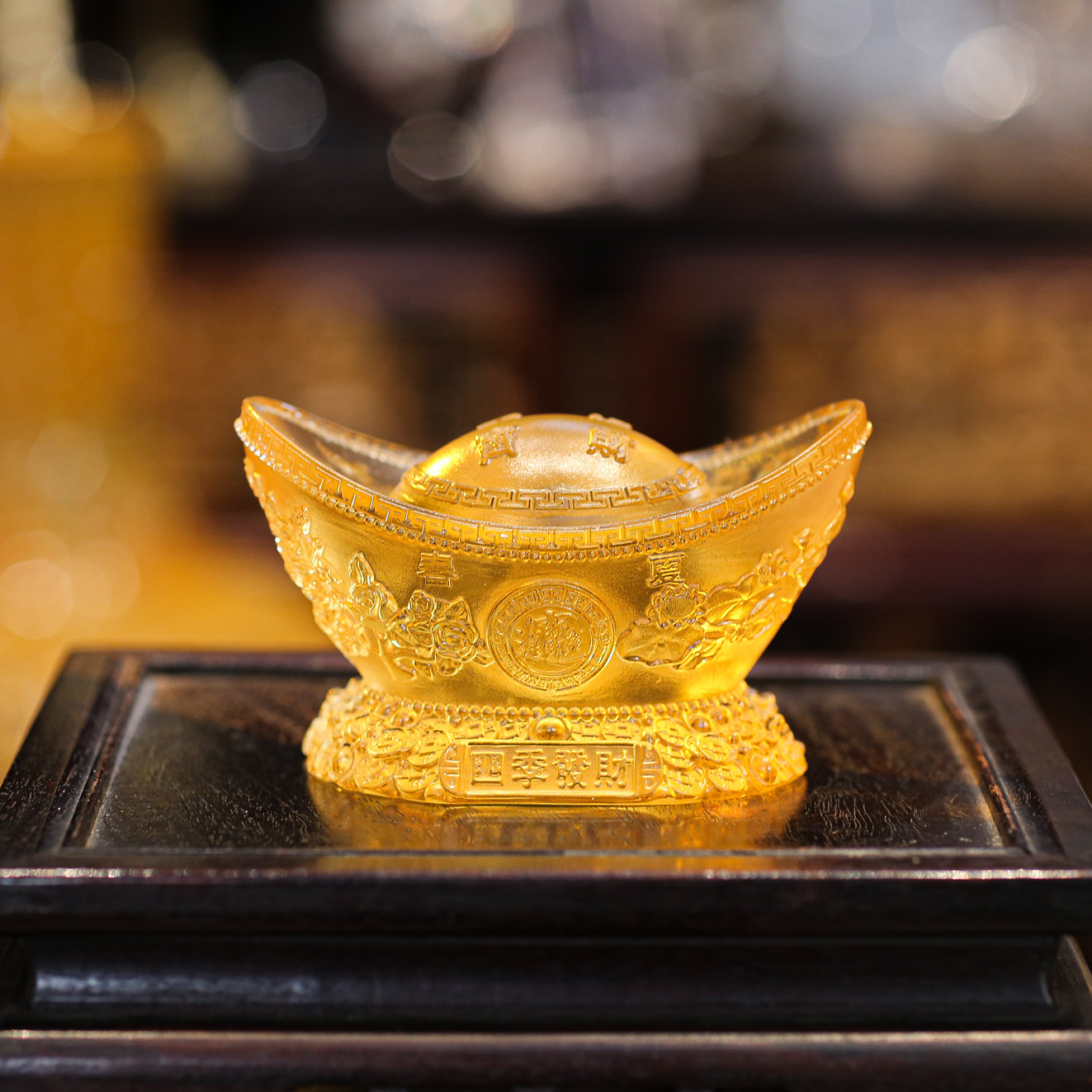 【本尼家】LL56非遗好物琉璃招财元宝茶道桌面书房台客厅玄关摆件,家居饰品,桌面摆件,淘宝优惠券,粉丝福利购,淘宝优惠卷