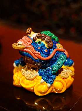 非遗玄关摆件交趾陶国风