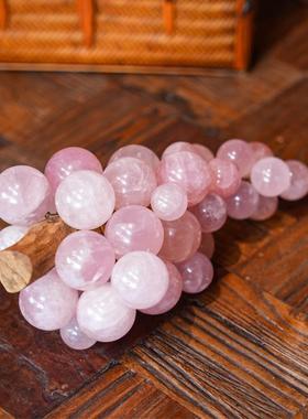 【本尼家】HY04现代轻奢水晶葡萄装饰办公室造景玄关壁龛摆件