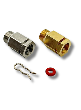 WPM惠家格米莱咖啡机配件电磁阀铜接头G1/8 1分接口原厂卡簧接头