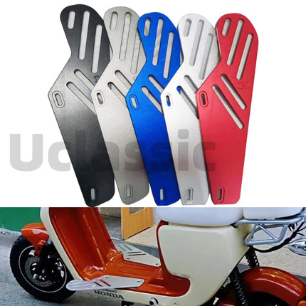 适用新大洲本田s07s08加宽铝合金前脚踏cnc拓展踏板复古改装配件