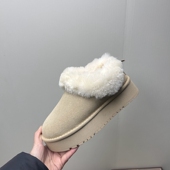 真皮女鞋 工厂2025处理冬款 断码 雪地靴牛皮厚底套脚绒里羊毛女短靴