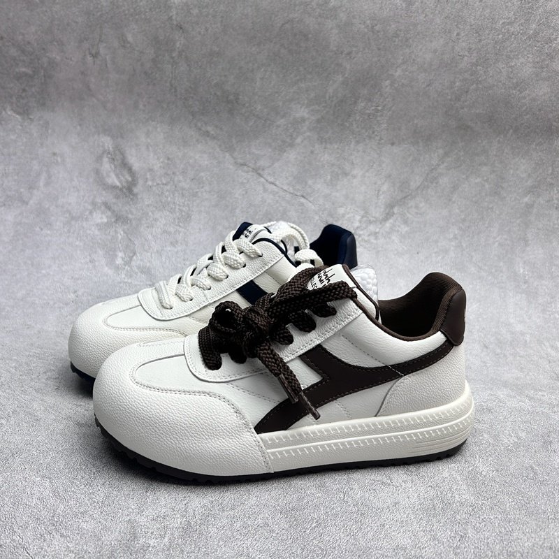 2026春季新款真皮新款女鞋厚底休闲深口时尚牛皮百搭系带女单鞋,女鞋,深口单鞋,淘宝优惠券,粉丝福利购,淘宝优惠卷