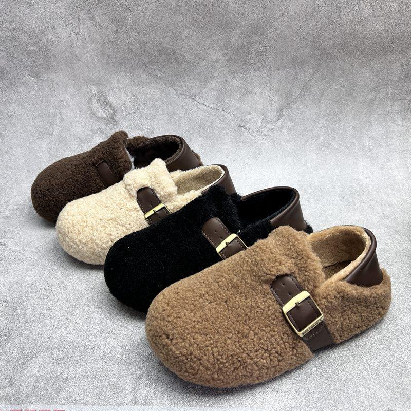 2025秋季新款女鞋毛毛平底休闲深口套脚舒适百搭软底加绒女棉鞋,女鞋,深口单鞋,淘宝优惠券,粉丝福利购,淘宝优惠卷