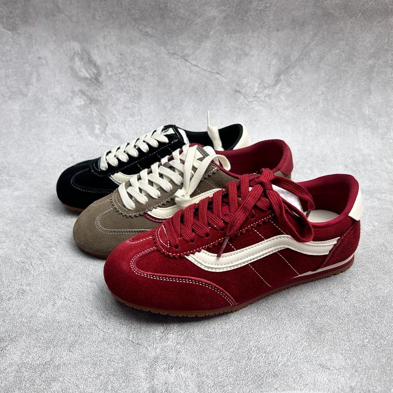 2026春季新款真皮新款女鞋平底休闲深口时尚牛皮百搭系带女单鞋,女鞋,深口单鞋,淘宝优惠券,粉丝福利购,淘宝优惠卷