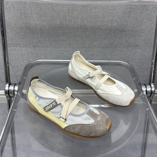 工厂断码真皮运动鞋女2026夏季新款玛丽珍女鞋圆头厚底增高休闲鞋