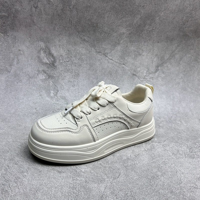 2026春季新款女鞋超纤厚底休闲深口系带舒适百搭软底透气女单鞋,女鞋,深口单鞋,淘宝优惠券,粉丝福利购,淘宝优惠卷