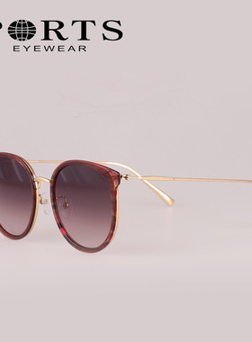 23年新款PORTS宝姿个性时尚大框太阳镜女不规则街拍墨镜 PSF11902