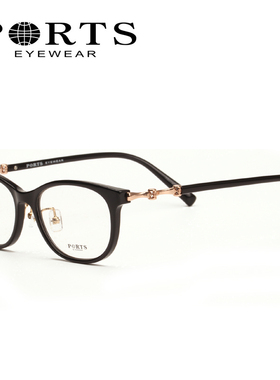 2022年新款宝姿眼镜框时尚板材方框配近视眼镜女圆脸镜架POF14905