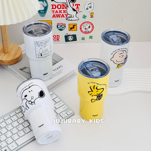 韩国史努比米菲桌面不锈钢杯