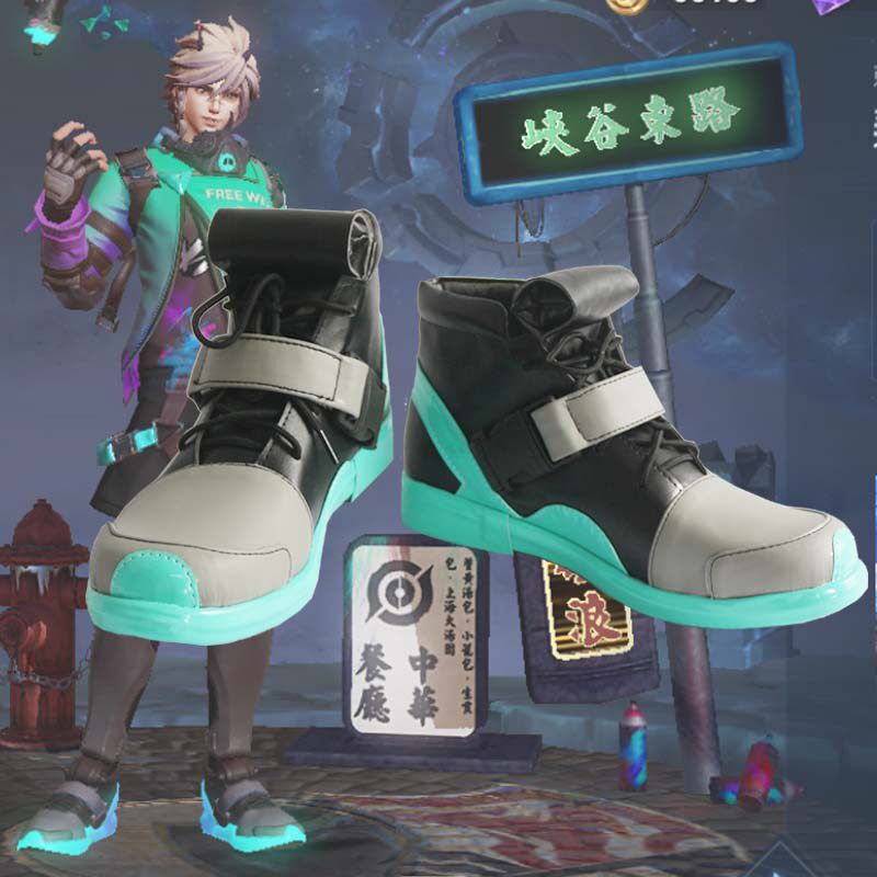 王者荣耀 裴擒虎 cos鞋天狼狩猎者 cosplay动漫鞋定制