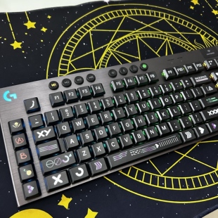 反恐精英风格PBT材质键帽适用于罗技G913/G913TKL机械键盘不打油