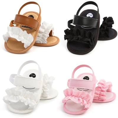 Newborn Baby Girls Summer Shoes Toddler Flats Sandals First