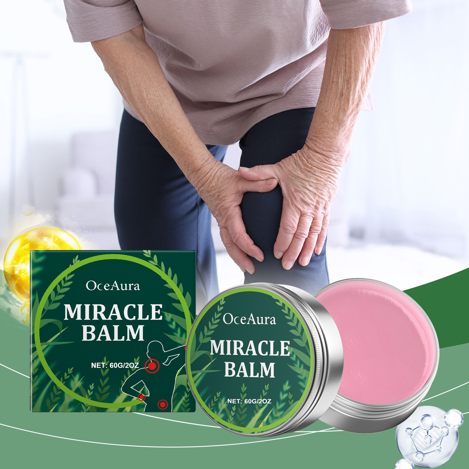 OCEAURA草本关节护理膏日常外用