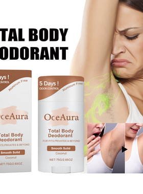 Coconut Body Deodorant Stick for Men and Women Sport Sweat P