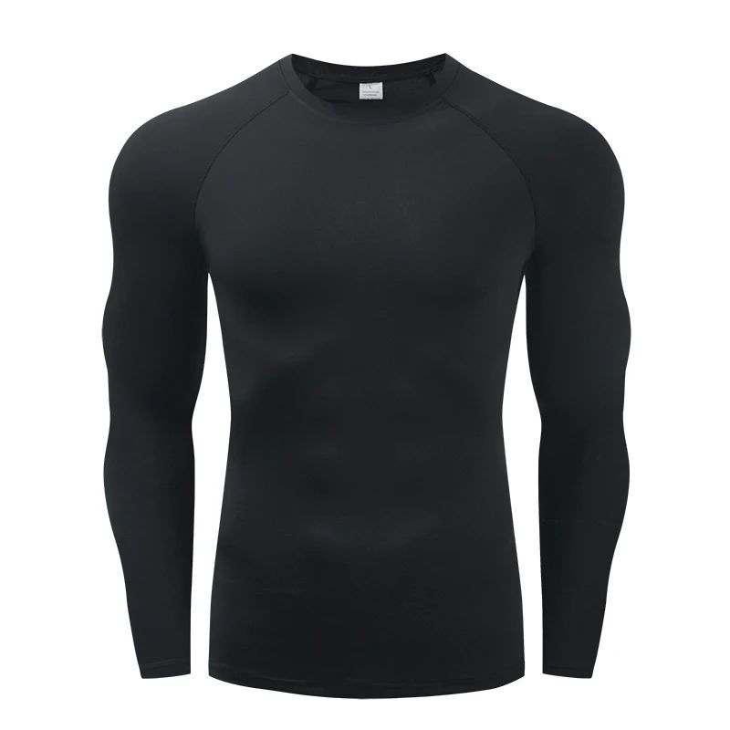 Men Compression Running T Shirt Fitness Tight Long Sleeve Sp