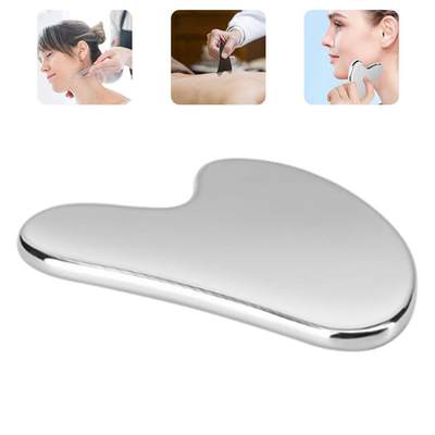 Stainless Steel Scraper Facial Massage Gua Sha Tool Face Lif