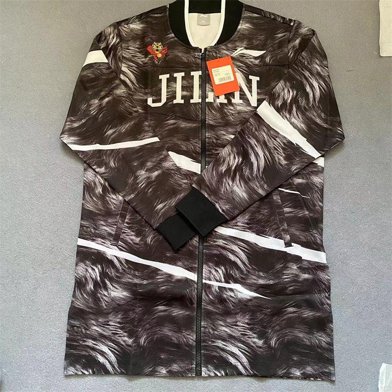 李宁篮球男立领大码外套