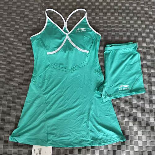 网球连衣裙女李宁速干透气