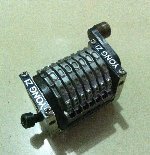 印刷机专用7位横向胶印号码机，打码机 印刷设备 胶印机配件 码头