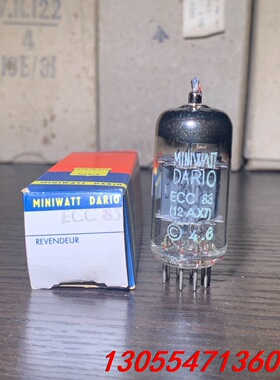 议价全新原盒 法国MINIWATT ECC83 D环结构，售价1