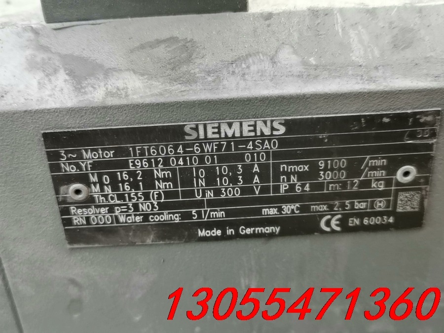 议价拆机西门子1ft6064-6wf71-4sa0成色如图，相当