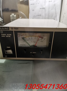 议价二手原装爱发科真空泵压力表 ULVAC GI-PARY G1