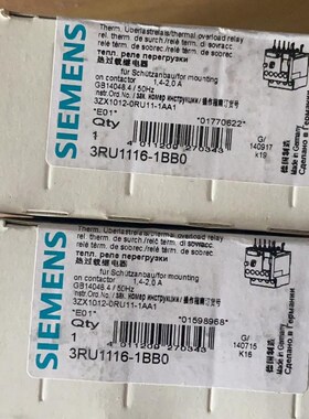 3RU111-1BB0 全新未拆封,原标!议价