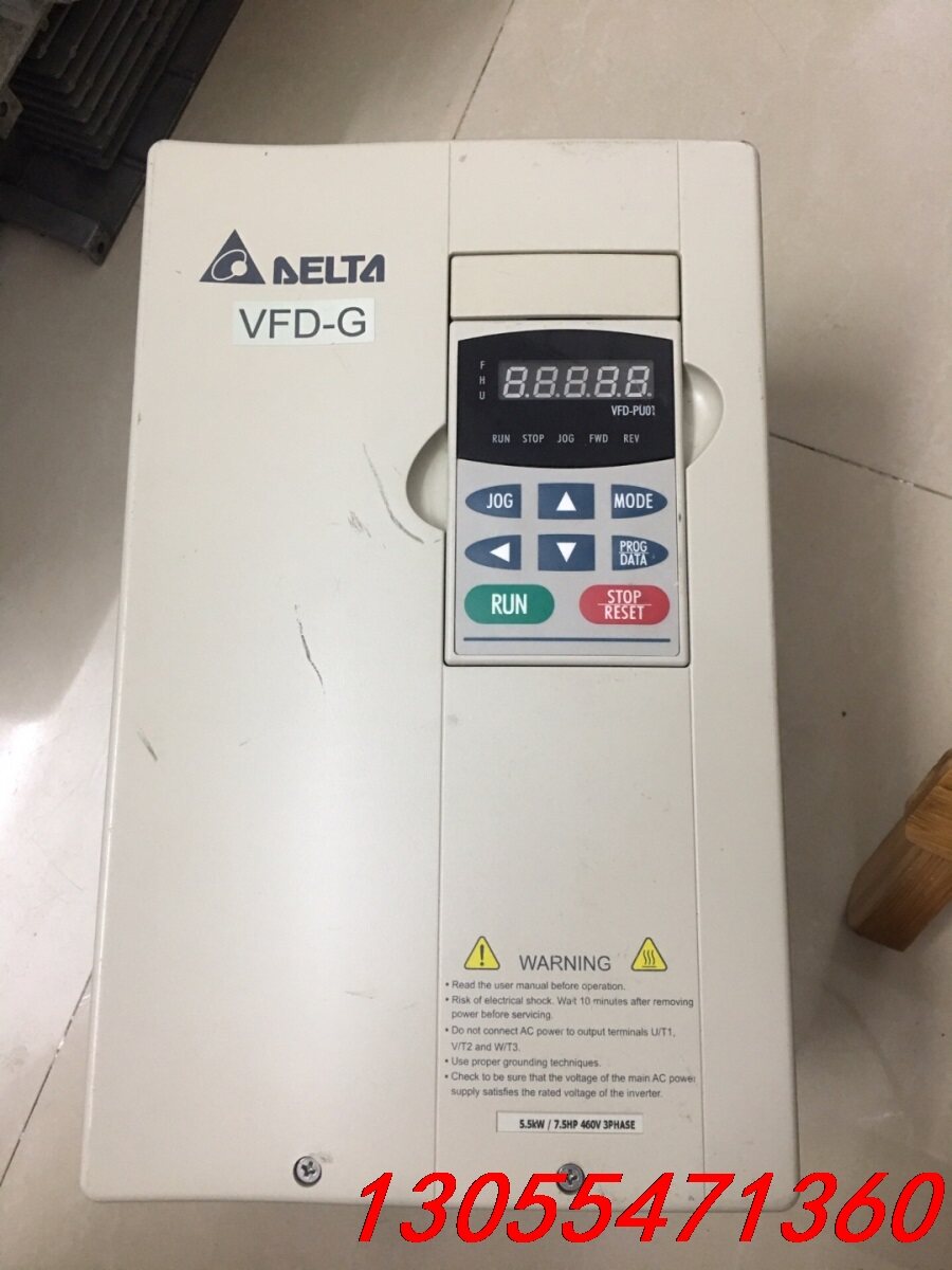 议价台达vfd-g系列 变频器 vfd055f43b-g  拆机