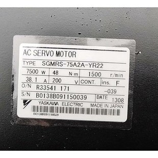 YASKAWA YR22 安川 75A2A 安议价 SGMRS