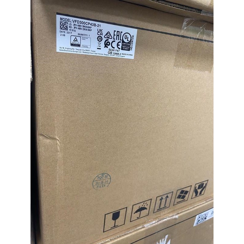 全新原装台达变频器VFD300CP43B-21 30KW议价