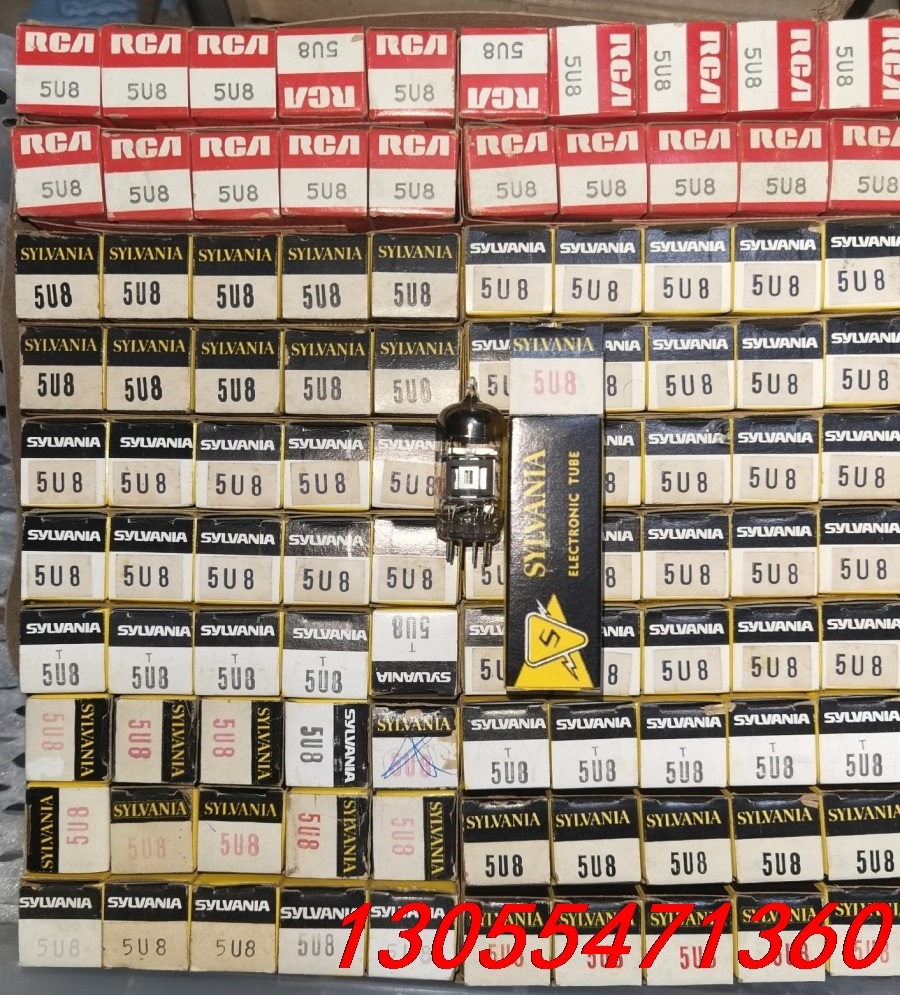 议价全新原包装美国5U8,可通用6U8/ECF82。