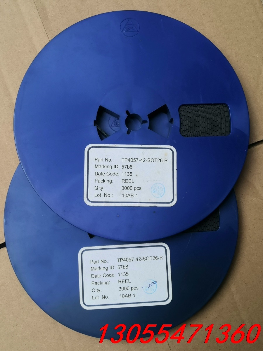 议价TP4057 丝印57B8 贴片SOT-23-6 锂电池芯片