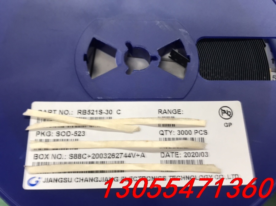 议价工厂余料 RB521S-30 SOD523 封装 丝印C 有