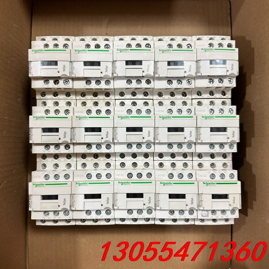议价施耐德CAD32C交流接触器 三常开 二常闭 原装拆机正品