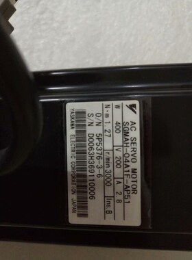 #电机SGMAH-04A1F-AP51安川伺服电机,全新库存议价