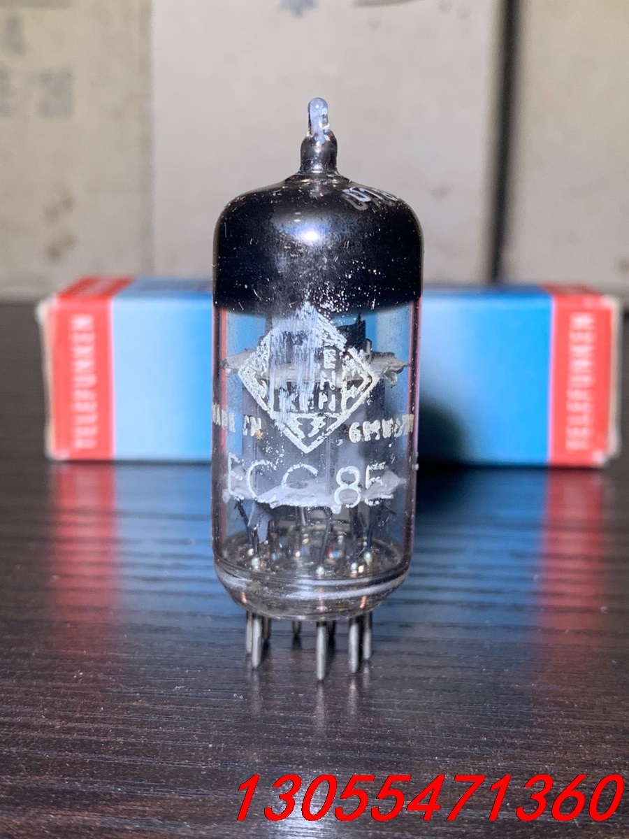 议价54年德律风根ECC85，肥环无棱底，最早期货，测试值高，售