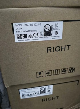 ASD-B2-1021-B,台达伺服驱动器1KW,全新原装正议价