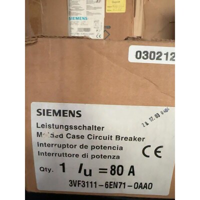 西门子断路器 3VF3111-6EN71-0AA0 全新正品议价