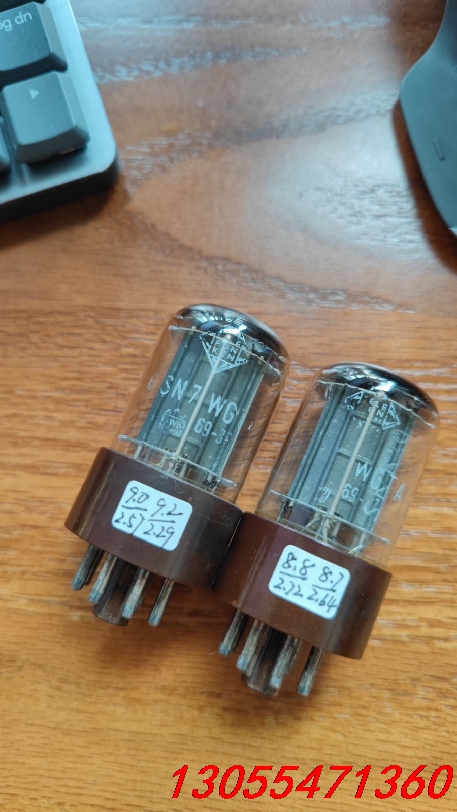 议价瑞典标准33S30B/6SN7GT电子管一对