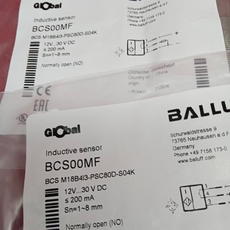 全新原装正品巴鲁夫传感器BCS00MF BCS M18B4I议价