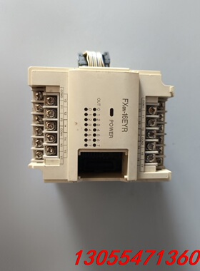 议价PLC三菱二手拆机 FX0N-16EYR 原装正品实物拍摄，