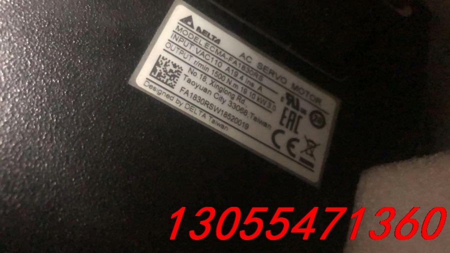 议价ECMA-FA1830RS台达3KW电机绝对值编码器，全新带