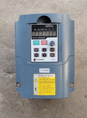 议价普传0.75KW变频器PI7600 R75G3 拆机包好 实