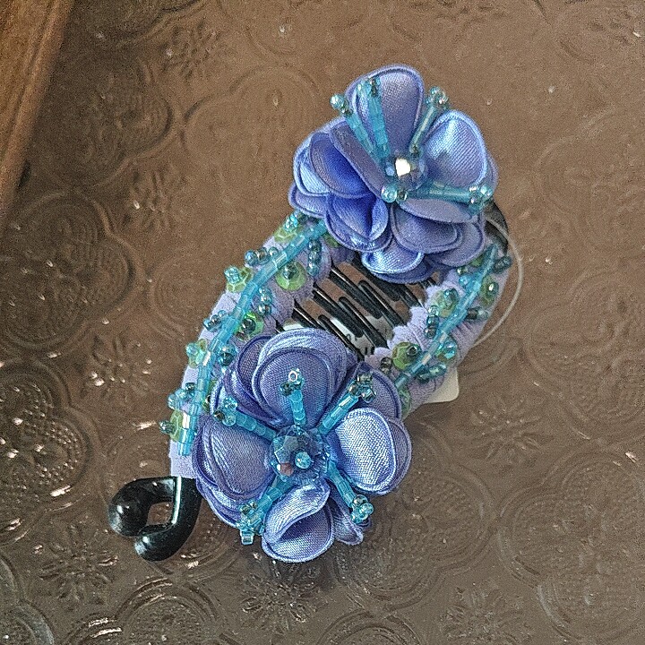 清仓白菜价盘发扭扭夹女发夹后脑勺布艺花朵优雅气质盘头发夹发卡