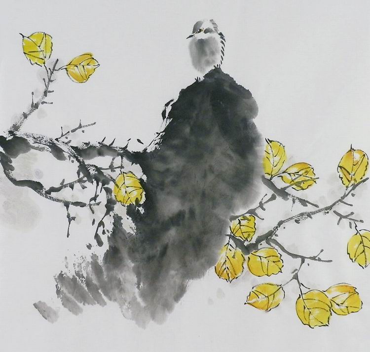 手绘字画书画客厅装饰画热销I072488三尺斗方无款国画花鸟画精品